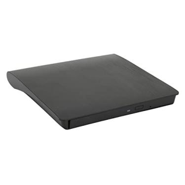 Imagem de Kafuty-1 Caixa externa de DVD, unidade óptica de DVD externa fina USB 3.0 SATA, compartimento portátil de 9,5 mm DVD RW CD ROM DVD Drive para laptop, notebook, caixa de disco de 9,5 mm (preto)