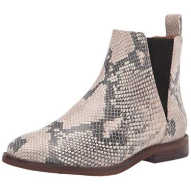 Imagem de Lucky Brand Bota Chelsea feminina Haylia, Natural/preto, 7.5