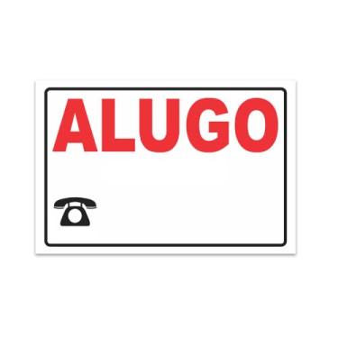 Imagem de Placa de Sinalização Alugo Acesso