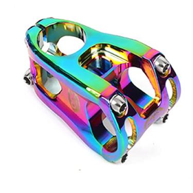 Imagem de Haste CNC ultraleve para guidão de bicicleta de montanha com haste de liga de alumínio de alta resistência, haste de 31,8 x 50 mm para bicicleta MTB/estrada (colorida)