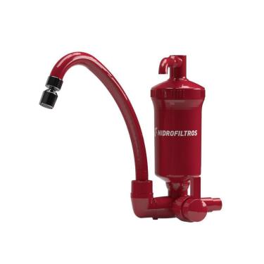 Imagem de Filtro Purificador De Água Parede Bica Móvel Vermelho