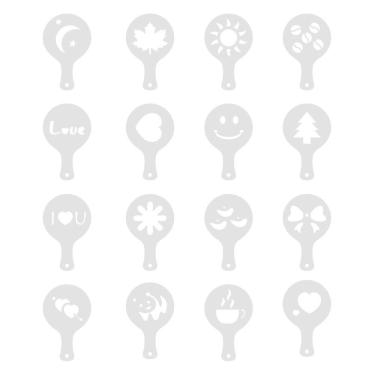 Imagem de Kit Com 16 Moldes Decoração Stencils Café Bebidas E Comidas