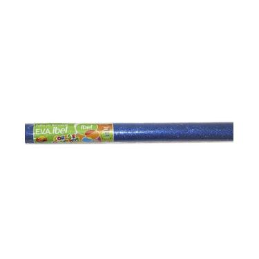 Imagem de Placa E.V.a Ibel Gliter Rolo Azul 40x48x2cm