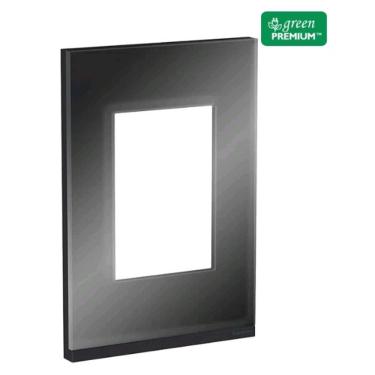 Imagem de Schneider Orion Placa 4X2 3 Postos Dark Glass S734103819
