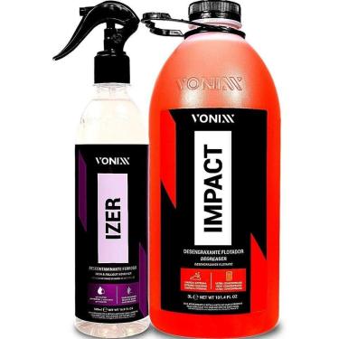 Imagem de Impact Vonixx 3L Limpa Motor Caixa De Roda + Izer 500Ml