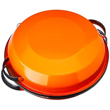 Imagem de Churrasqueira Para Fogão 28 Esmaltada - Laranja degradê