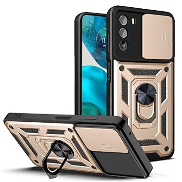 Imagem de For Motorola Moto G52 Sliding Camera Cover Design TPU+PC Phone Case