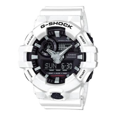 Imagem de Relógio Casio G-Shock Masculino Anadigi Branco GA-700-7ADR