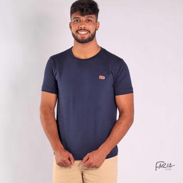 Imagem de Camiseta masculina básica KYRON'S jeans - azul marinho