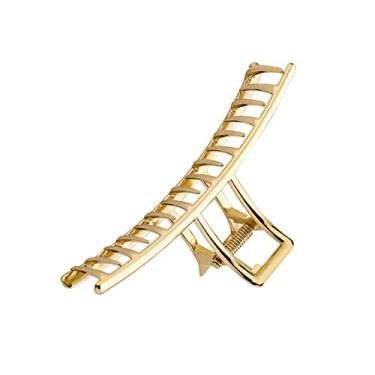 Imagem de FASNA Grampo de cabelo placa cabeça cabelo costas grampo de cabelo acessórios de grampo de metal grande captura prendedor de cabelo acessórios de cabelo bonitos grampos de cabelo (cor: a)