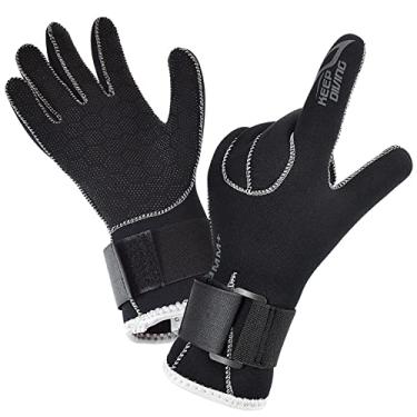 Imagem de Luvas de Mergulho,Luvas de mergulho de neoprene 3mm femininas masculinas luvas de mergulho antiderrapantes para mergulho com snorkel, natação, surf, vela, caiaque, mergulho