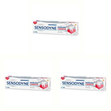 Imagem de Kit 3 Und Creme Dental Sensodyne Whitening Sensibilidade Gengiva 100G