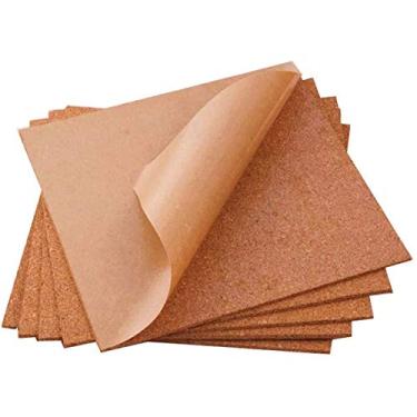 Imagem de Cortiarte Cortica Em Folhas Adesivada 29cmx29cmx4mm - Pacote com 6, Cortiarte, 782, Multicor, pacote de 6