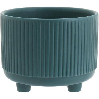 Imagem de CACHEPÔ 9x11x11cm CERÂMICA VERDE