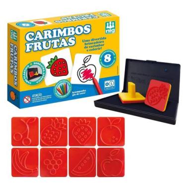 Jogo Infantil Pintar Brincando Com Carimbos E Giz De Cera