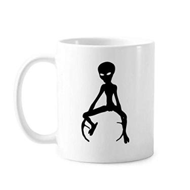Imagem de Universo e alienígena alienígena Art Deco presente caneca moderna cerâmica xícara de café porcelana louça