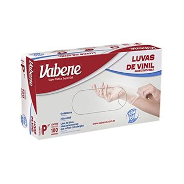 Imagem de Luva de Vinil Descartável Sem Pó Tamanho P Alta Sensibilidade - Cartucho 100 Unidades