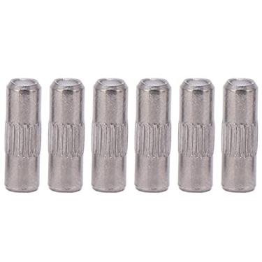 Imagem de SPYMINNPOO 6 parafusos para barbatana de prancha de surf, à prova de ferrugem parafusos fixos de substituição para longboard (aço inoxidável)