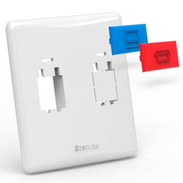 Imagem de Placa Para Conector Keystone Linha E Ref.311-E3 - Enerbras