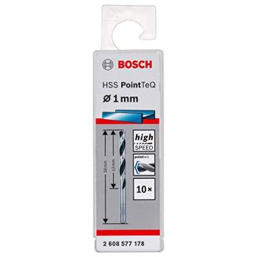 Imagem de Bosch Broca HSS Pointteq 1mm 10 Peças Cinza