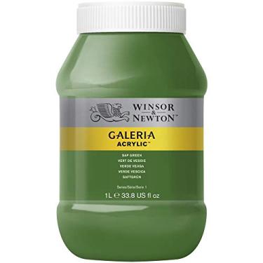 Imagem de Winsor & Newton Tinta Acrílica Galeria W&N 1 Litro 599 Sap Green