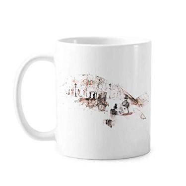 Imagem de Copo de cerâmica de porcelana para carro vintage da British Architecture