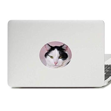 Imagem de Adesivo de gato animal de estimação smoking billicat vinil emblema gráfico laptop adesivo adesivo para notebook