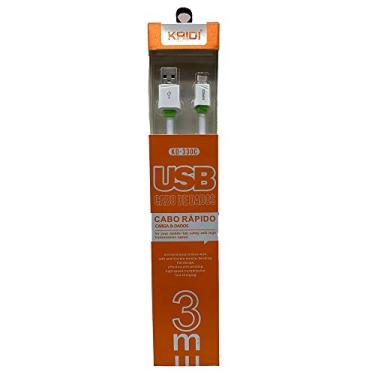 Imagem de Cabo 03 Metros Usb Type C P/Carregamento e Dados 03 Metros