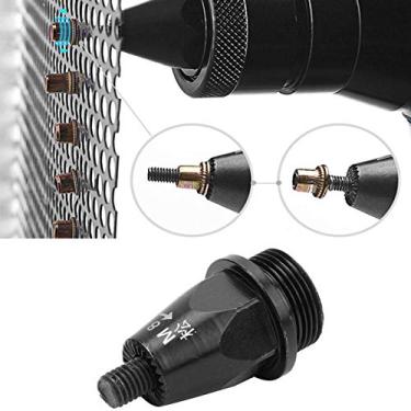 Imagem de Cabeça de rebite pneumático, cabeça de rebite M5 M6 M8 M10, universal 4 tamanhos preto para (montagem de cabeça de arma de 8 roscas)