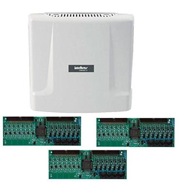Imagem de Kit Central de Interfone Condomínio com 24 Ramais - Intelbras Comunic 48 + Placas Desbalanceadas