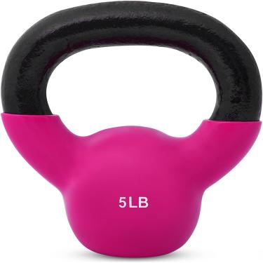 Imagem de JFIT Kettlebell Weights Ferro revestido de vinil, 2,3 kg