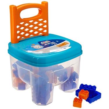Imagem de Brinquedo para Montar Cadeirinha com Blocos, Homeplay, Multicor