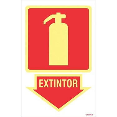 Imagem de Placa De Sinalizacao Extintor 16X25Cm. Pacote Com 05-63010