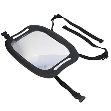 Imagem de Espelho de carro para bebê, à prova de quebra 360 graus, giratório, amplo, visão clara, espelho retrovisor infantil, assento traseiro, espelho de bebê com luz LED, seguro e à prova de quebra
