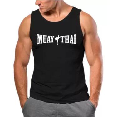 Imagem de Camisa Regata Muay Thai Luta Corporal Ótimo Tecido - Jmv Personalizado