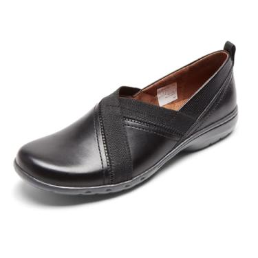 Imagem de Cobb Hill Sapatilha feminina Penfield Envelope Ballet, Preto, 8 Wide