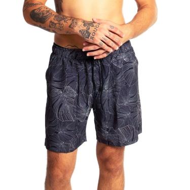 Imagem de Bermuda Banho Shorts Praia Várias Estampas Qualidade Premium Tactel Com Elastano Hammer-Masculino