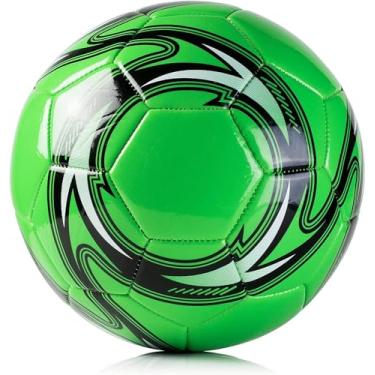 Imagem de Western Star Bola de futebol tamanho 3 e tamanho 4 e tamanho 5 - Peso oficial do jogo - 5 cores - Jogadores de futebol jovens e adultos - Hélice - Design atraente e durável