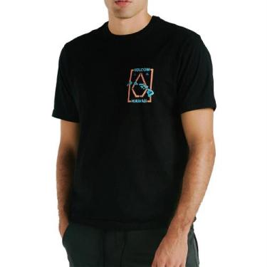 Imagem de Camiseta Volcom Reticular Wt24 Masculina Preto
