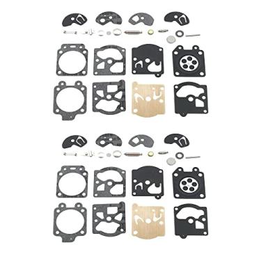 Imagem de Acessórios de carburador de carburador de motosserra Kit de reparo de agulha de junta de diafragma para WA WT Walbro Series K10 K20-WAT (2SET)