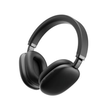 Imagem de Basike Fones de Ouvido Sem Fio, Headphone Bluetooth on-ear com Microfone, ANC Cancelamento do Ruído, Até 50 Horas de Música, Ba-FON003 (Preto)