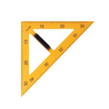 Imagem de IEUDNS Equipamento de geometria matemática de grande número, régua transferidora, medição de ângulo, auxiliares de professor, ferramenta de desenho, Triângulo de 45 graus