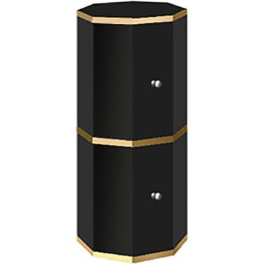 Imagem de Sapateira giratória premium com portas Armário de sapatos moderno e independente Rack organizador de sapatos da moda Sapateiras redondas para armário doméstico Corredor de entrada do quarto