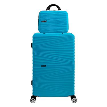 Imagem de MALA COM FRASQUEIRA VIAGEM 4 RODAS DUPLA 360° ABS - SANTINO-Unissex