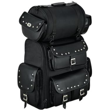 Imagem de Vance Leather Bolsa grande de 2 peças Sissy Bar com mochila
