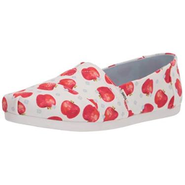 Imagem de TOMS Mocassim feminino Alpargata, Estampa Apple, 35