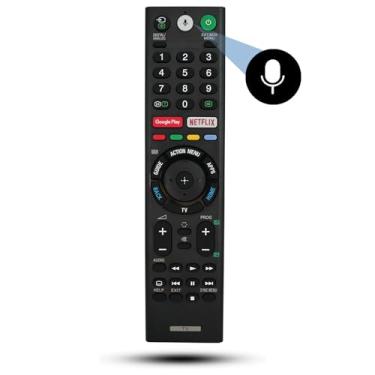 Imagem de Controle remoto de substituição Voice RMF-TX310P compatível com Sony TV KD-75X8000G KD-65X8000G KD-55X8000G KD-49X8000G KD-43X8000G KD-65X8077G KD-55X8077G KD-65X75000G F KD-55 X7500F RMF-TX310C