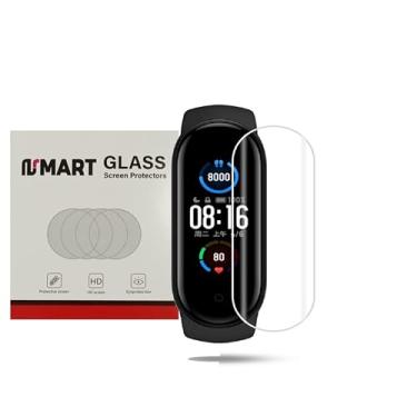 Imagem de Kit 2 Películas nsmart_store Compatíveis com MI BAND 4 / MI BAND 5 / MI BAND 6 / MI BAND 7 / MI BAND 8 - Nandos_Store (Silicone, MI BAND 5)
