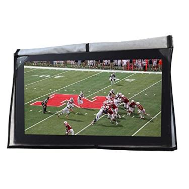 Imagem de A1Cover Capa para aparelho de TV de 50 polegadas, revestimento resistente a arranhões, protege a tela de LED, melhor compatível com suportes e suportes padrão (cinza escuro)