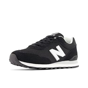 Imagem de New Balance Tênis masculino 515 V3 Classic, Preto/Branco/Cinza Alumínio, 13 X-Wide
